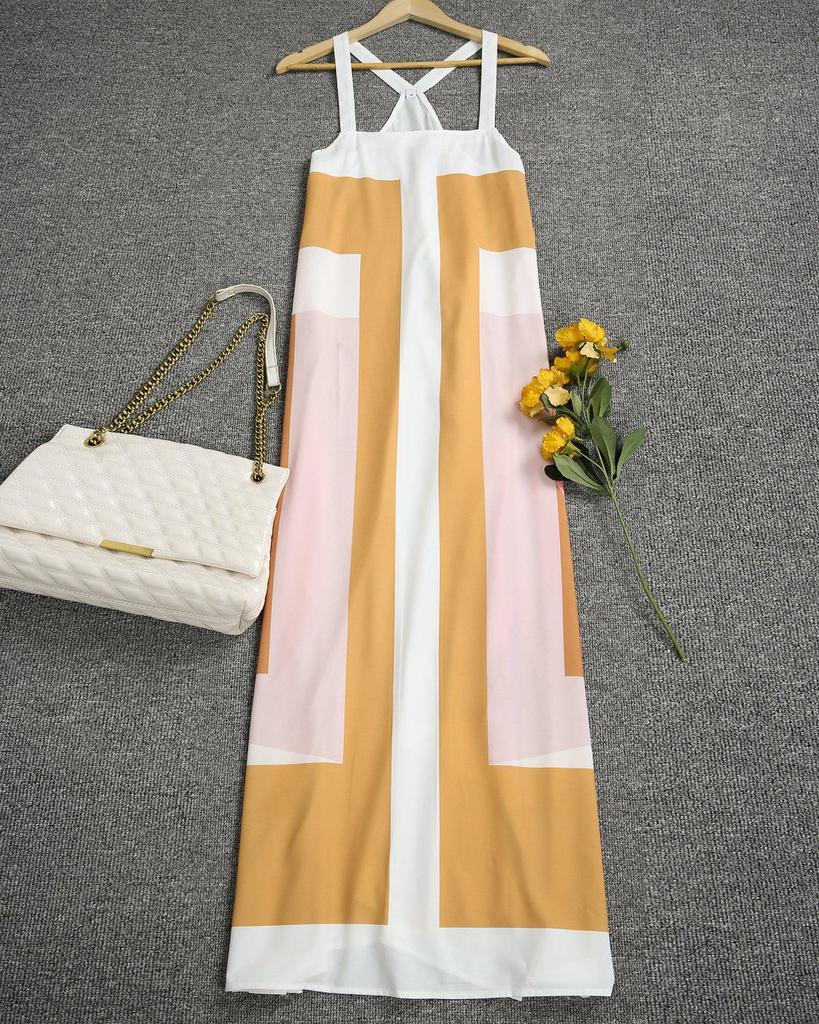 Poolside Glamour Maxi Dress