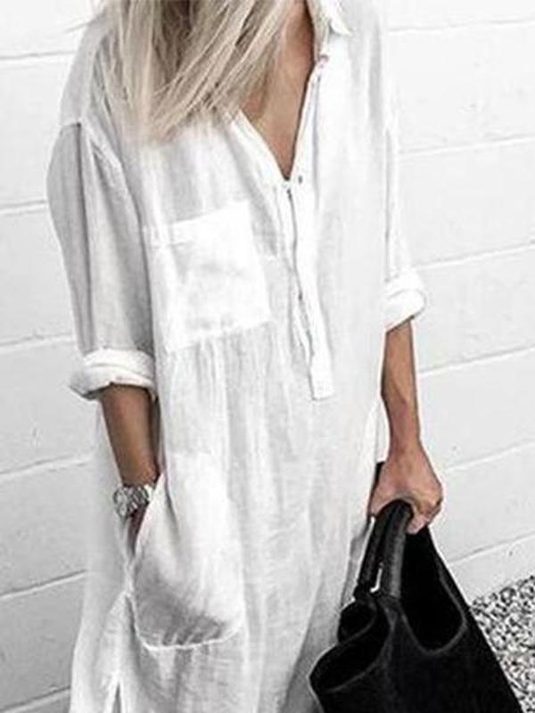 Set the Standard White Dress