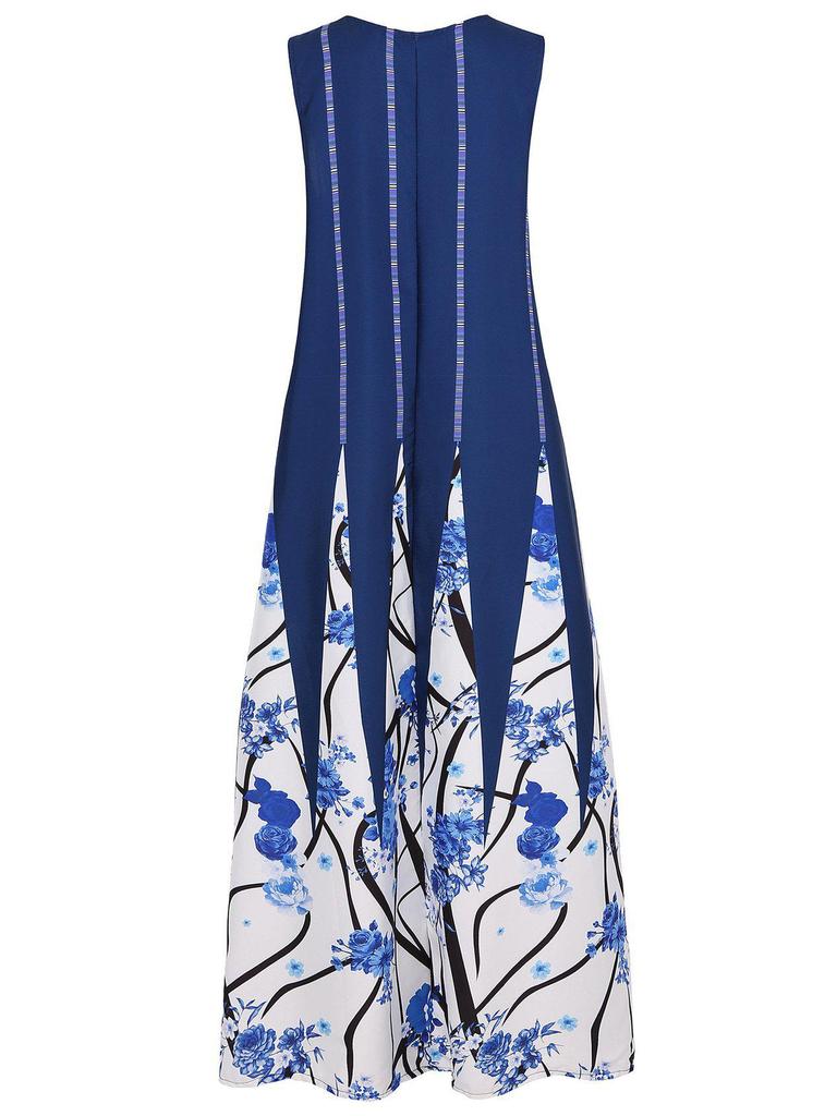 Glamorous Sleeveless Print Maxi Dress