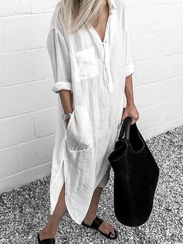 Set the Standard White Dress