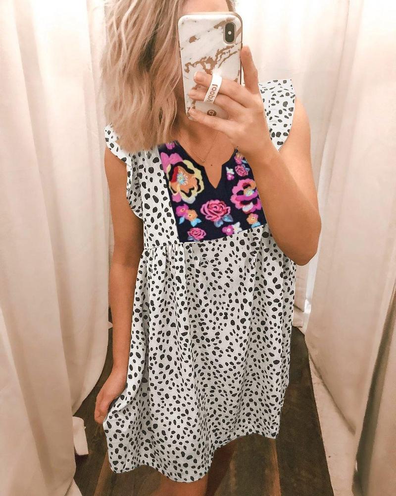 Wild Child Spotted Dress