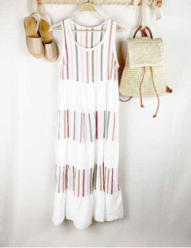 Full of Personality Striped Maxi Dress