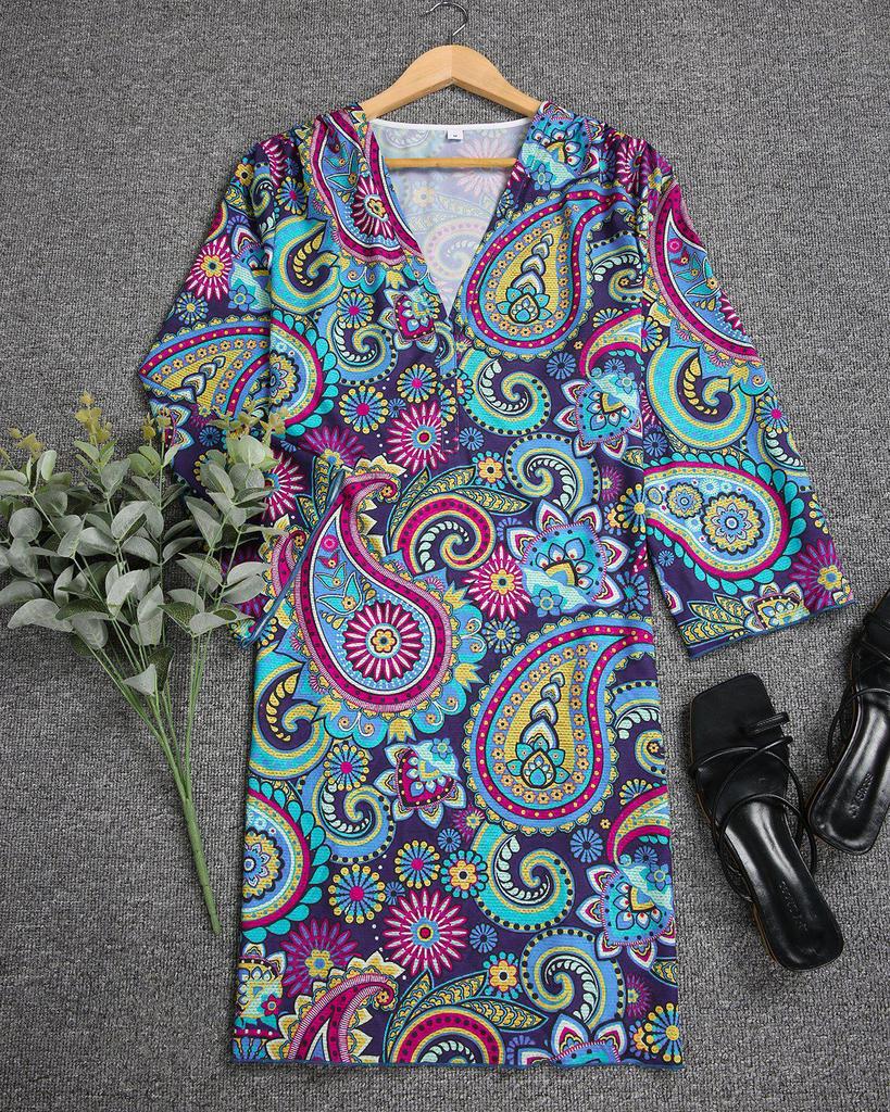 Groovy Girl Paisley Print Dress