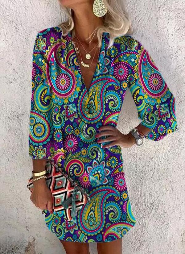 Groovy Girl Paisley Print Dress