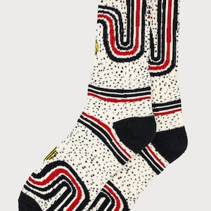 Abstract Art Socks | Polka Dot Design Sock