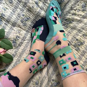 Abstract Geometric Women's Socks