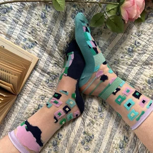 Abstract Geometric Women's Socks