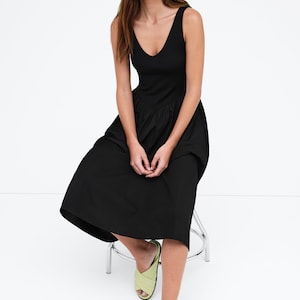 NEW Black Tank Dress, Sleeveless Dress