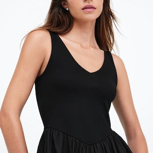 NEW Black Tank Dress, Sleeveless Dress