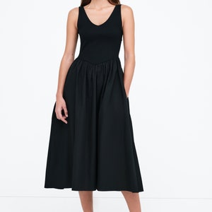 NEW Black Tank Dress, Sleeveless Dress