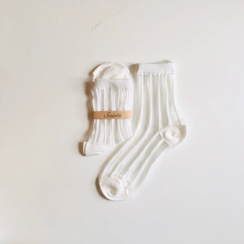 See-Through Stripe Women's Socks