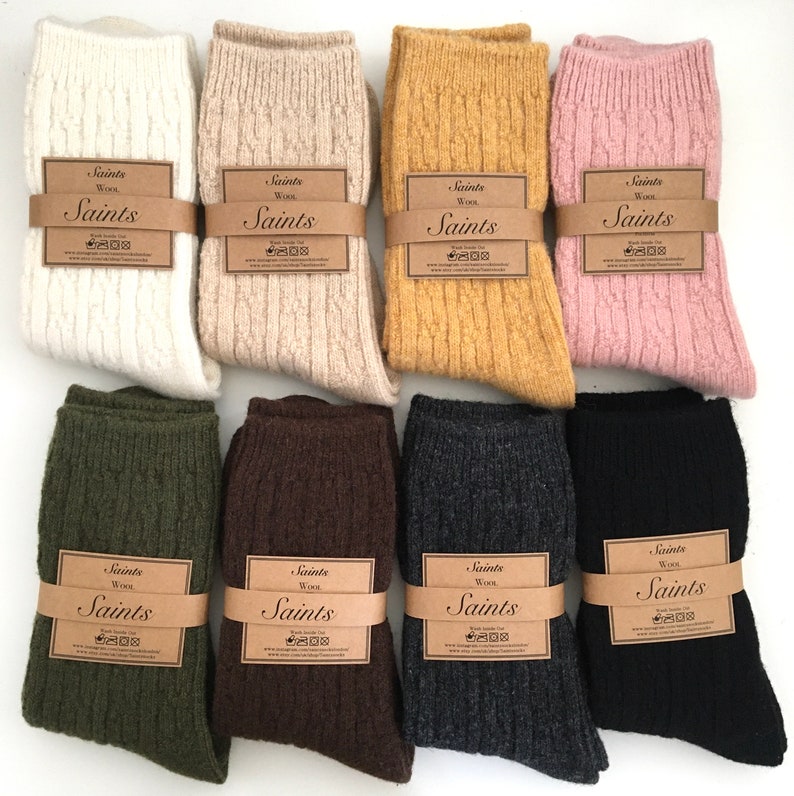 Cozy Warm Retro Wool women's Socks