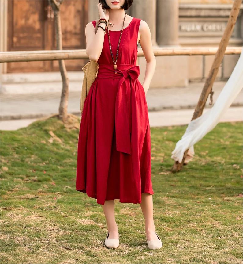 Summer Linen Dress