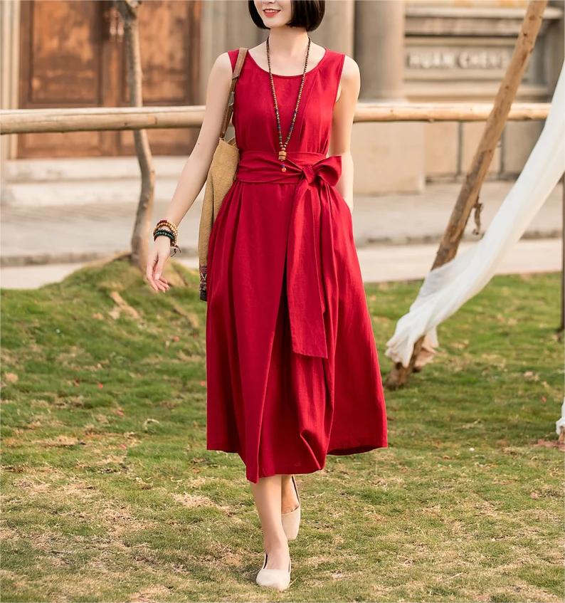 Summer Linen Dress