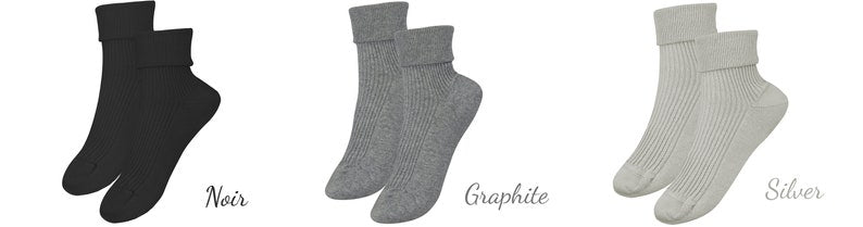 100% ORGANIC Combed COTTON Ladies' Socks