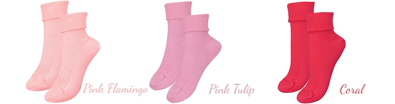 100% ORGANIC Combed COTTON Ladies' Socks