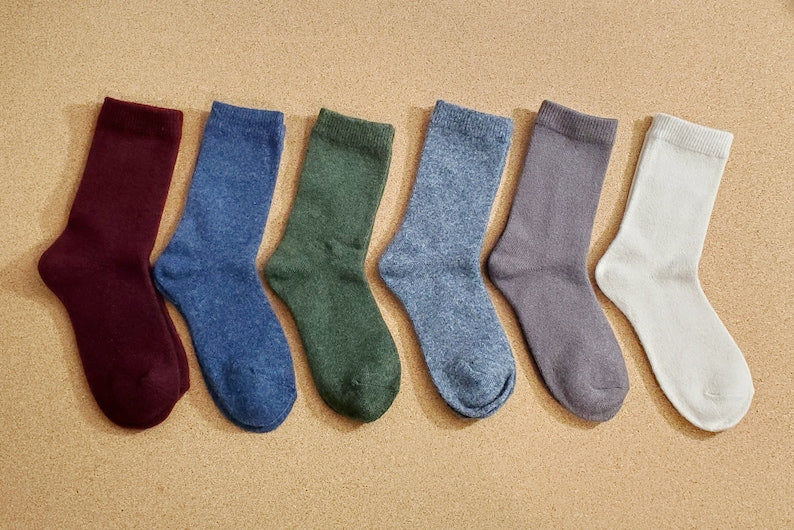 Cozy Cashmere Socks| Premium Warm Wool Socks