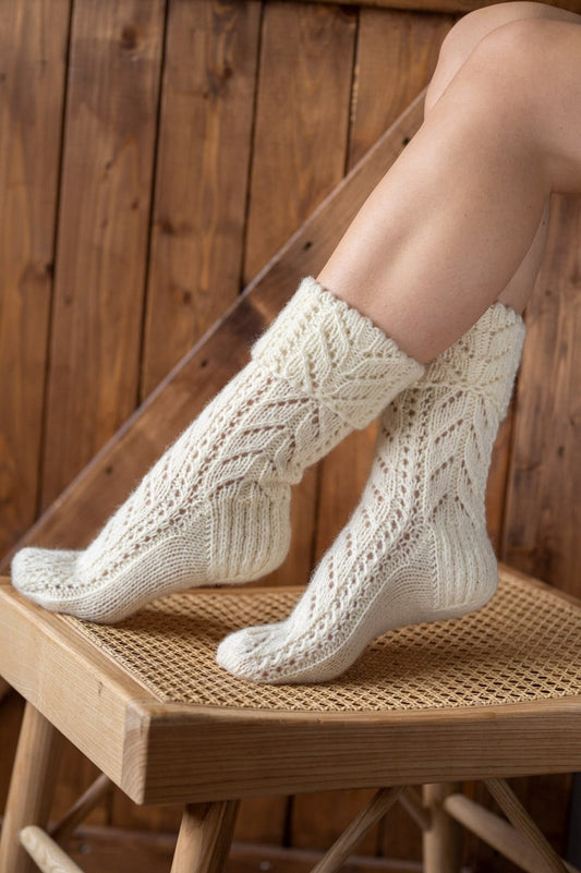 Hand Knitted Wool Women's Socks