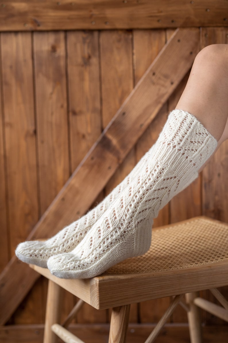 Hand Knitted Wool Women's Socks