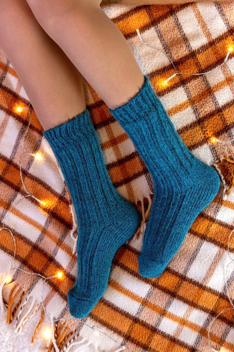 Hand Knitted Alpaca Wool Socks