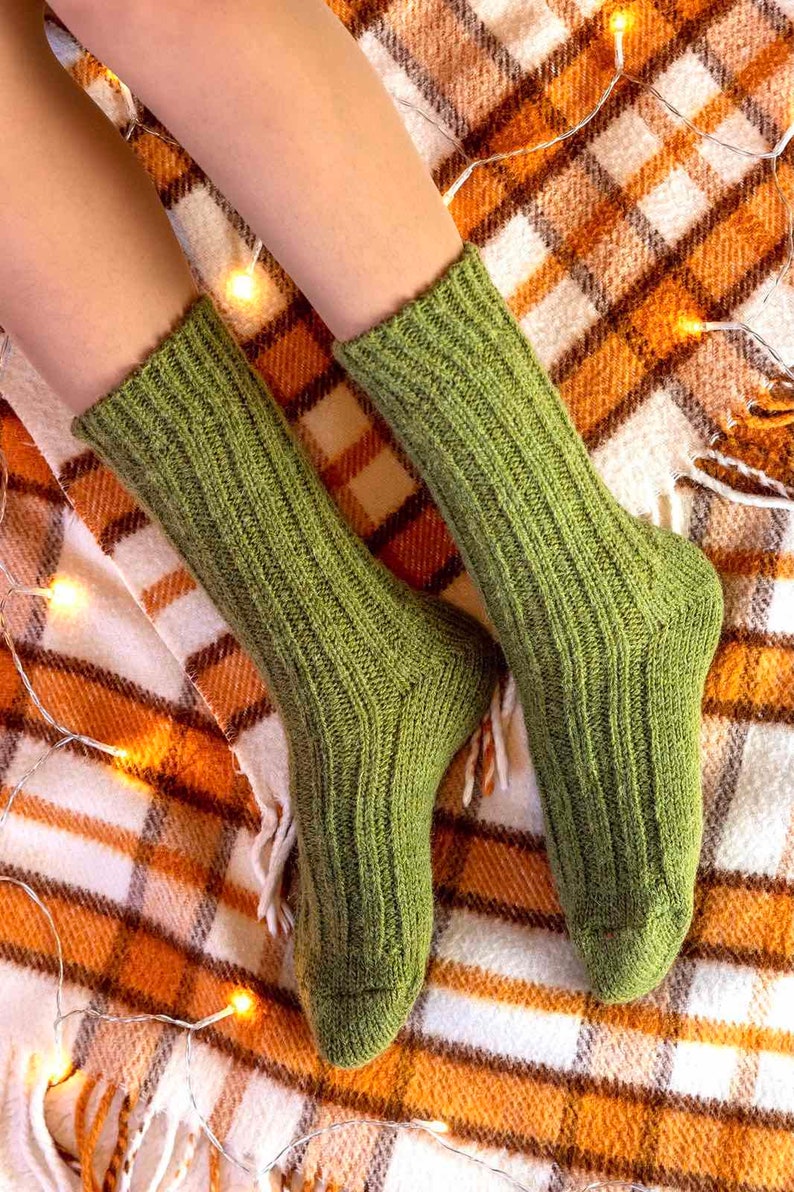 Hand Knitted Alpaca Wool Socks