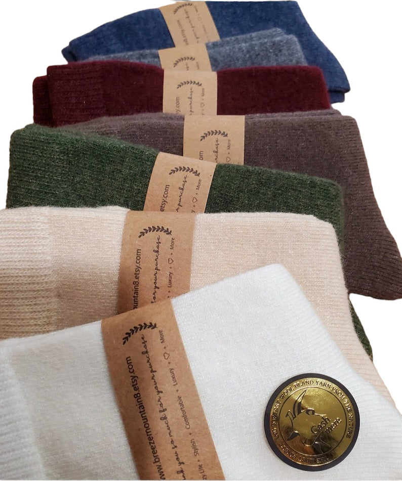 Cozy Cashmere Socks| Premium Warm Wool Socks